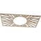 Ekena Millwork Hoover Wood Fretwork Pierced Ceiling Medallion, Birch, 34"W x 17"H x 12 5/8"ID x 3/8"T CMWP34X17X0375HOBI - alternate 4